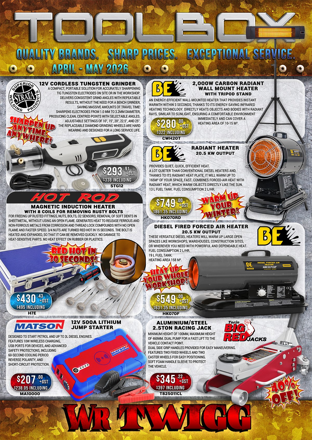 WR Twigg Toolbox April 2026 Page 1 - WR Twigg
